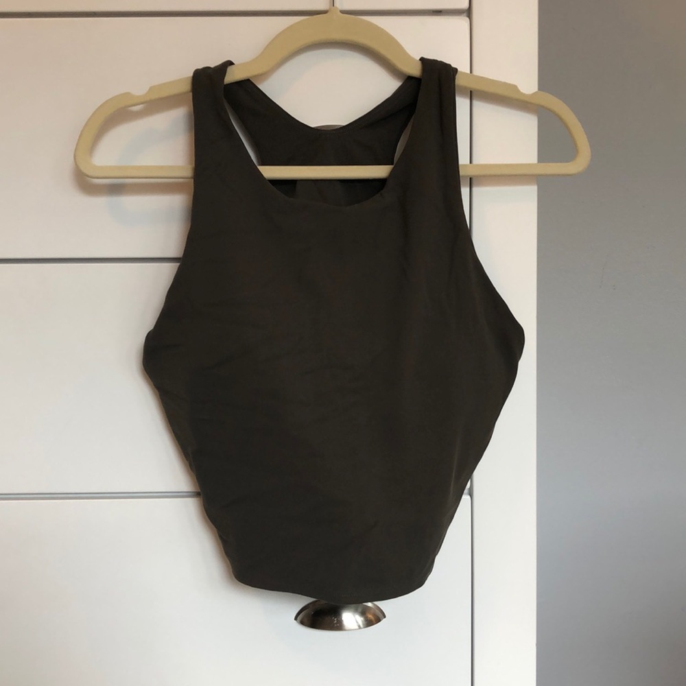 Athleta conscious crop bra XL removable padding
